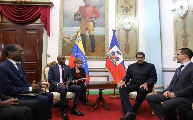 Maduro sostiene encuentro con el presidente de Haití para la cooperación bilateral