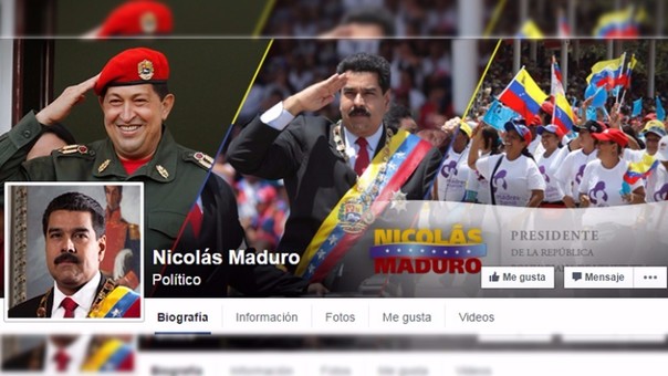 Maduro anuncia que usará Facebook para 