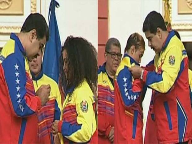 Presidente Nicolás Maduro pagará bono en dólares a los atletas