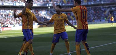 Messi rescata al Barcelona (1-2) en La Rosaleda