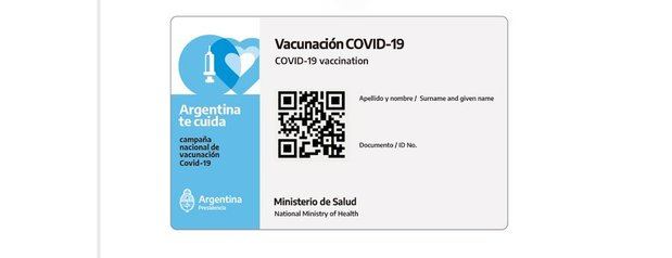 La credencial digital de vacunación de Mi Argentina es el documento oficial de viaje que acredita la vacunación contra el COVID-19