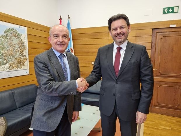 Miranda recibió al nuevo cónsul general de la República Argentina en Vigo, Horacio Martín Doval