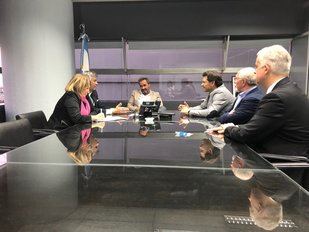 Miranda fue recibido por el subsecretario de Trabajo de la Nación