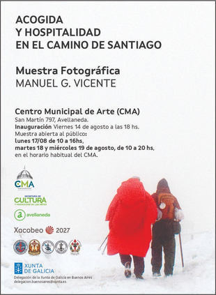 Llega la muestra fotográfica “Acogida y Hospitalidad en el Camino de Santiago” a Avellaneda