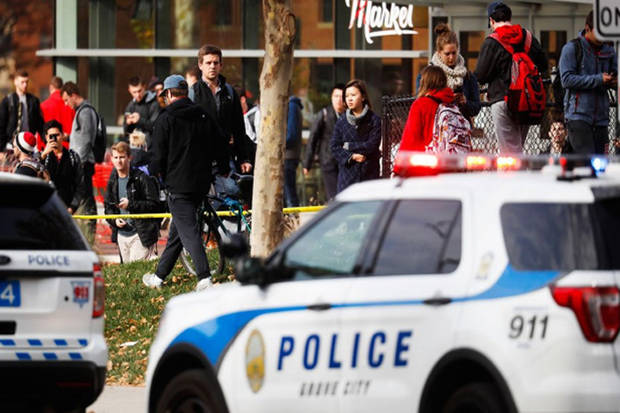 Al menos 9 heridos y un sospechoso abatido en un ataque en un campus de EEUU