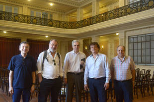 Varela le mostró a Mahler las instalaciones de la Patriótica con el objetivo que el Centro Cultural de España funcione allí