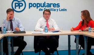 Mañueco califica de 'acierto' el 155 contra la 'irresponsabilidad' de Puigdemont y sus socios 'separatistas'