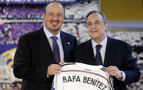Rafa Benítez se convirtió en el nuevo técnico del Real Madrid