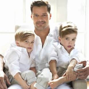 La carta emotiva que escribió Ricky Martin a sus gemelos
