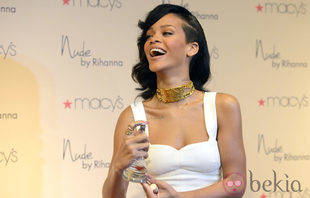 Rihanna presentó su nuevo perfume en Nueva York