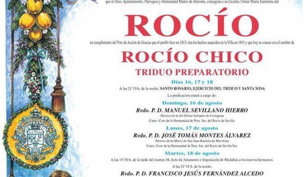Todo listo en El Rocío para recibir a unas 200.000 personas para la celebración del 'Rocío Chico'