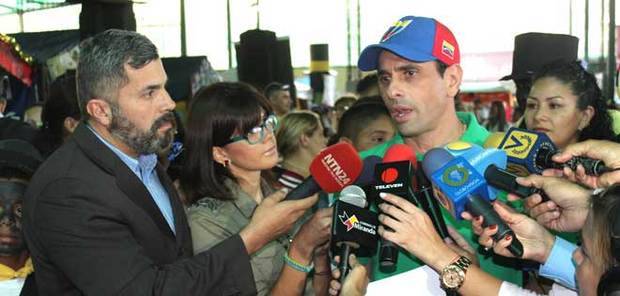 Capriles pidió a la comunidad internacional ejercer presión al gobierno venezolano