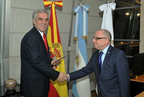 El flamante embajador español Javier Santodomingo Núñez ya se encuentra en Argentina
