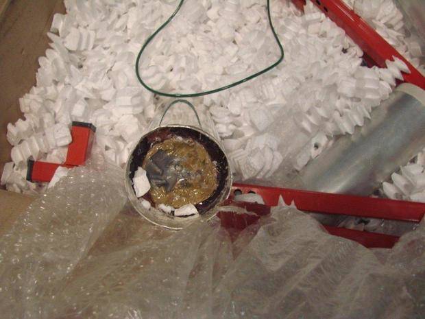 La AFIP detectó más de 10,4 k de cocaína ocultos en rodillos que iban para Barcelona