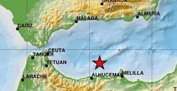 Registrados dos terremotos de magnitud 4,8 y 4,1 en el mar de Alborán