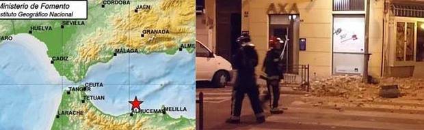 Sentido en Málaga un terremoto de magnitud 5,1 en el mar de Alborán