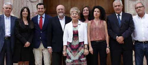 Designados los nueve senadores del PSOE-A, PP-A y Podemos