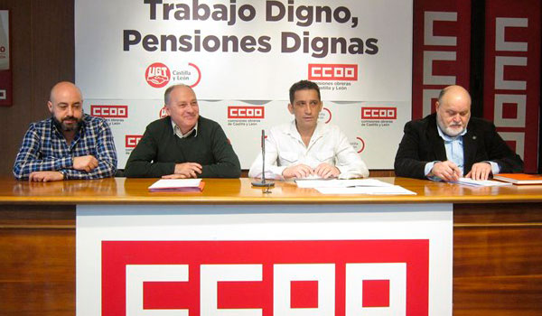 CCOO y UGT llaman de nuevo a salir a las calles con 19 actos en Castilla y León en defensa de las pensiones el 15 de abril