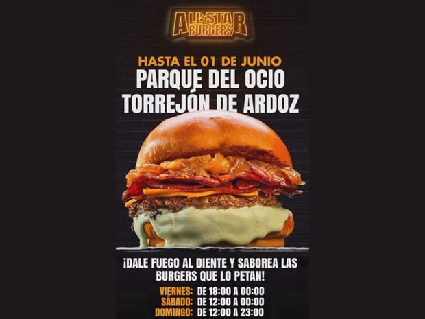 Últimos días del festival 'All Star Burgers' en Torrejón de Ardoz