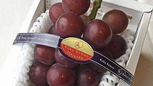 Vendido un racimo de uvas en Japón por un precio récord de más de 7.000 euros