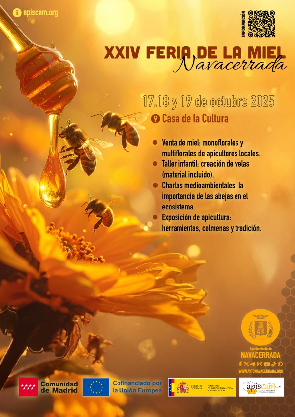 Navacerrada celebra la XXIV Feria de la Miel en octubre de 2025
