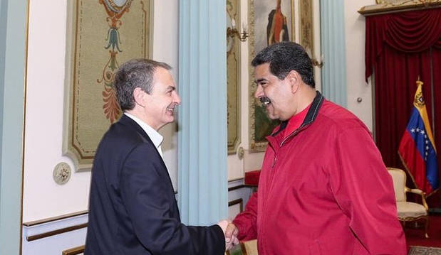 Rodríguez Zapatero se reúne con Maduro para reactivar diálogo en Venezuela